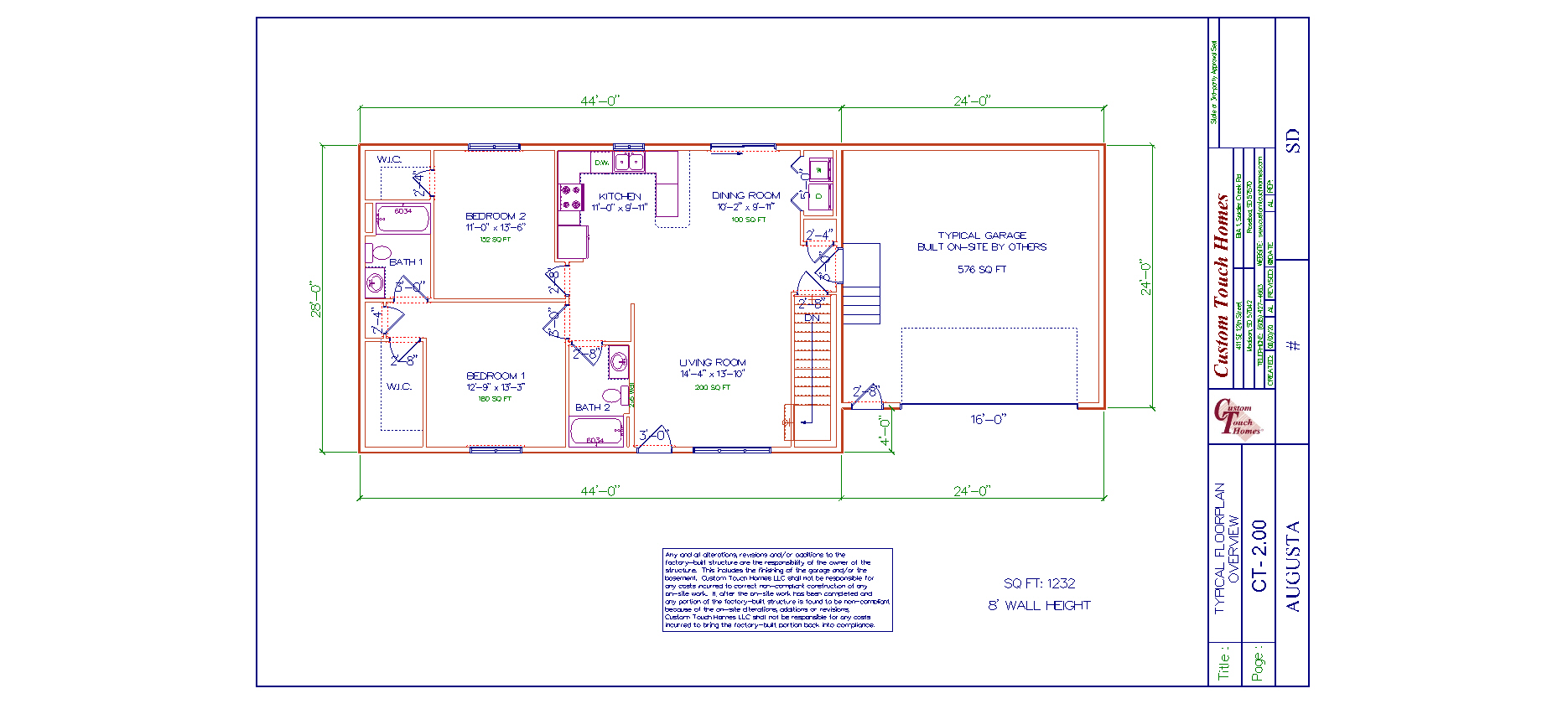 Augusta Custom Touch Homes