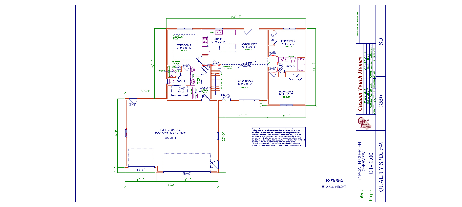 Quality Spec 49 Sold Custom Touch Homes