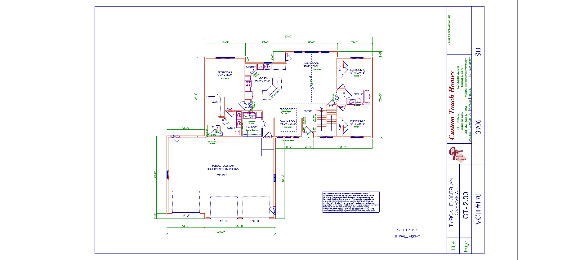 VCH 170 SOLD! Custom Touch Homes